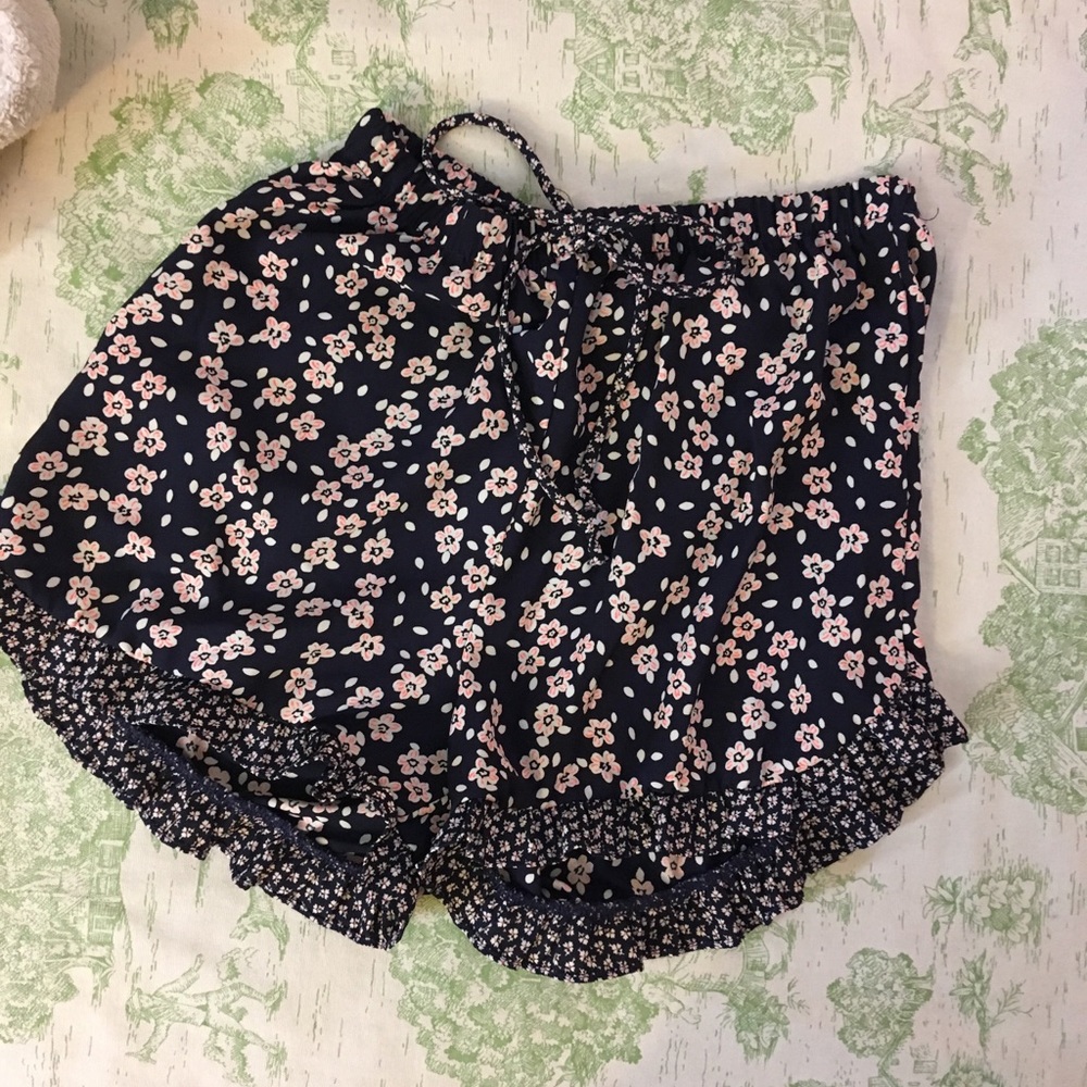 Soprano High Waisted Ruffled Shorts